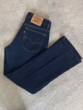 LEVI’S Vintage 592 Bootcut Dark Indigo Straight Leg Women's Jeans
